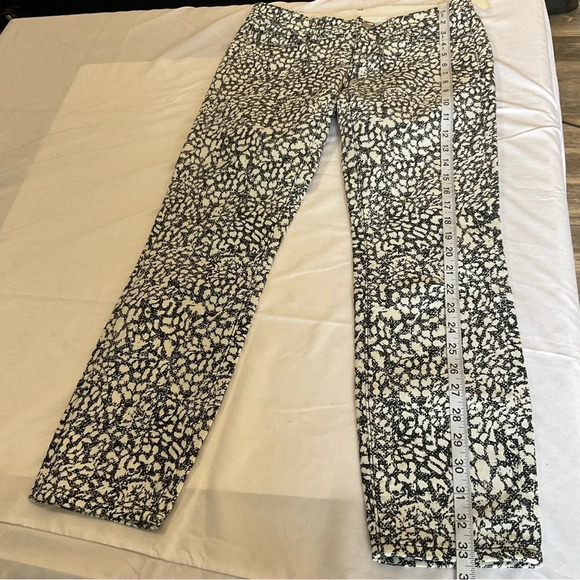 Ann Taylor Factory sz 0 Black White Signature Cropped Pants - Picture 8 of 13
